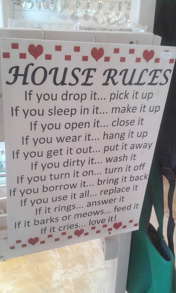 Great House Rules…