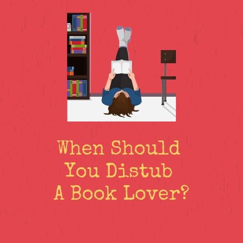 When Should You Disturb A Book Lover? #TuesdayBookBlog #Bookworms #Booklovers 📚🤐